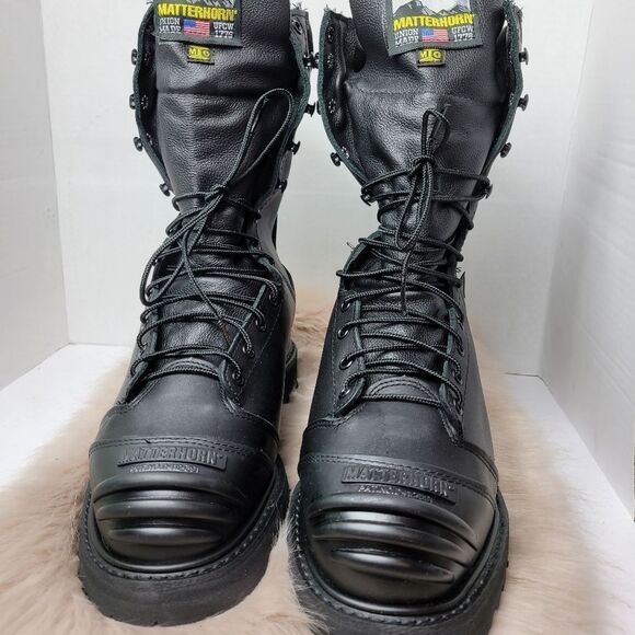 Matterhorn Men\'s Banksman Steel Toe WP Metguard 12255 Work Boots Shoes Size 8XW main image 5
